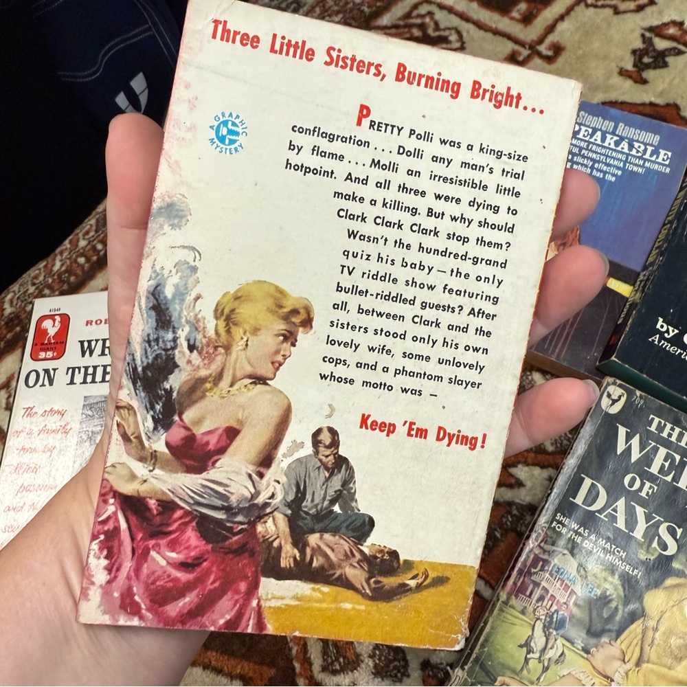 1940s “Graphic Mystery” and Steamy Paperback Book Collection - Picture 5 of 7